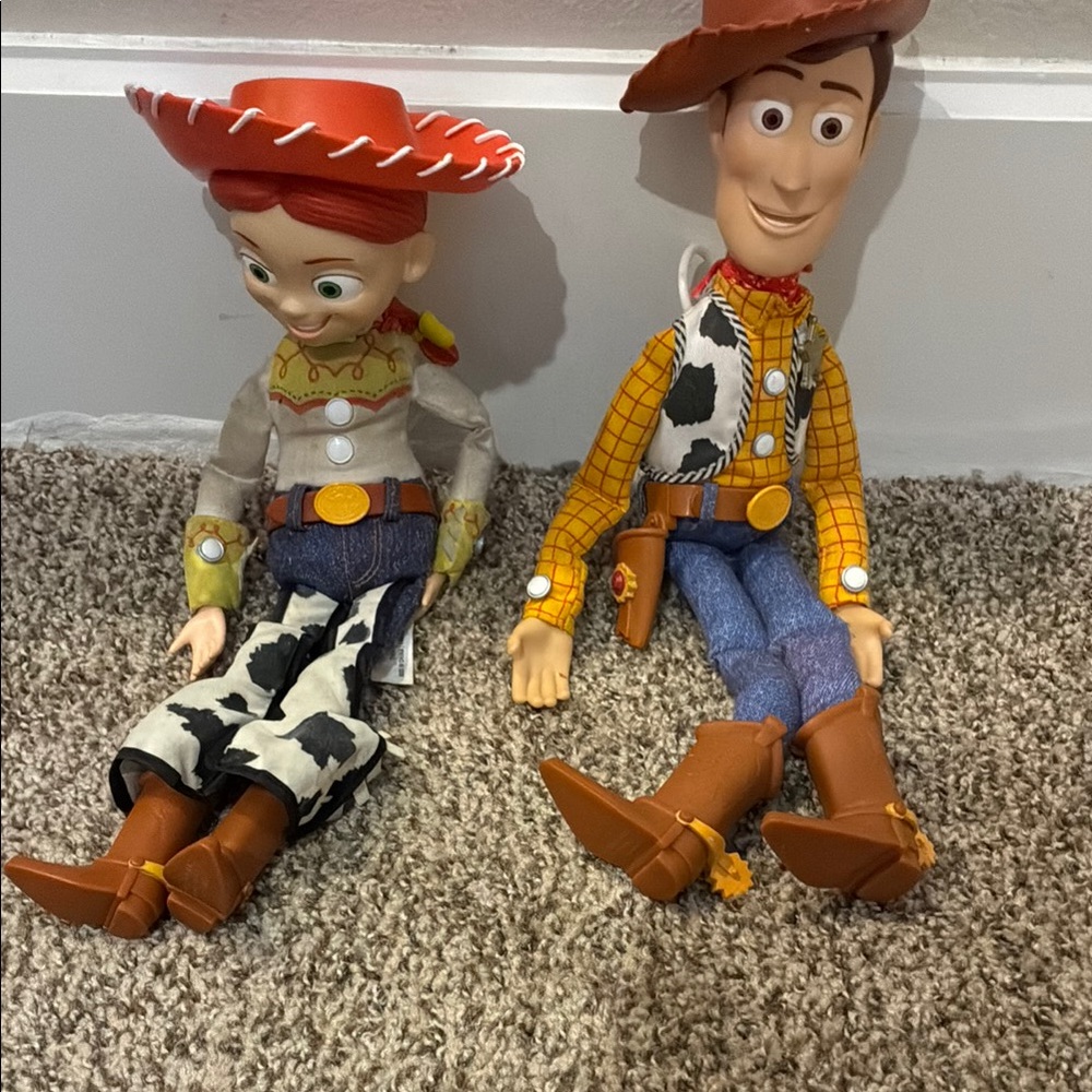 Cowboy and Cowgirl Toy Set